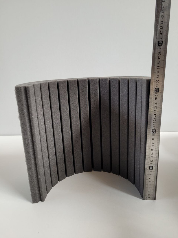 پنل جاذب صدا ابعاد 50×35 سانتیمتر رنگ طوسی