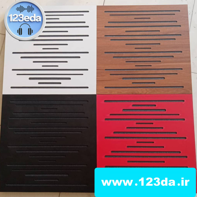 ترکیب رنگ های پنل آکوستیک ویو وود با روکش ام دی اف