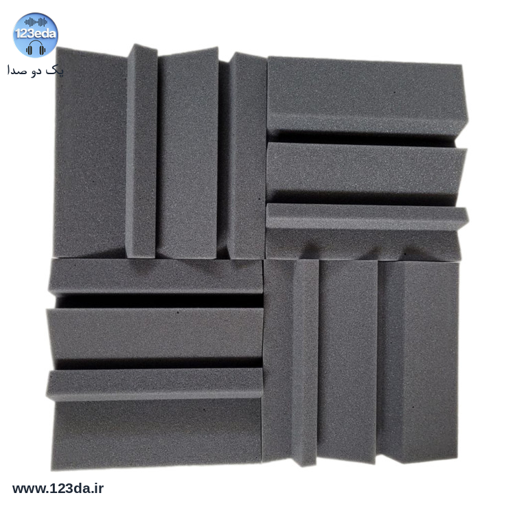 پنل آکوستیک ام دی 55 چهار تکه 66×66 - یک دو صدا
