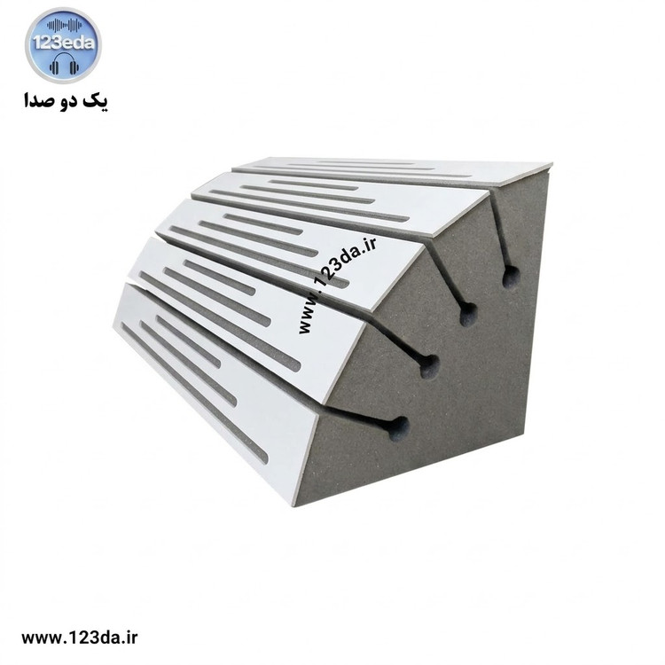 خرید سوپر بیس ترپ ۹۰ وود سفید برای جذب فرکانس پایین در کنج اتاق - یک دو صدا